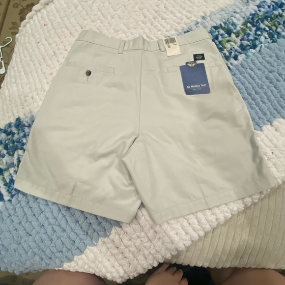 Dockers Other - Dockers Gray Flat Front Shorts Casual Style- Men’s waist 32 (NWT)